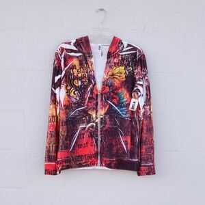 DNLA Sport Lightweight Full Zip Tattoo Hoodie